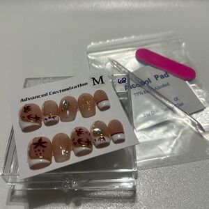 Brand New Hand Made Press on Nails # 68